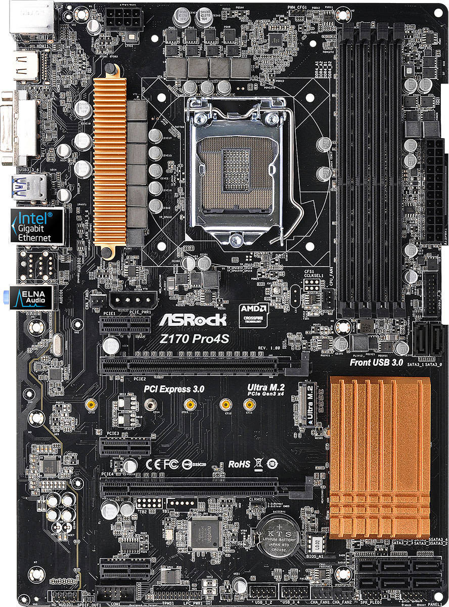 Asrock Z170 Pro4S - Motherboard Specifications On MotherboardDB